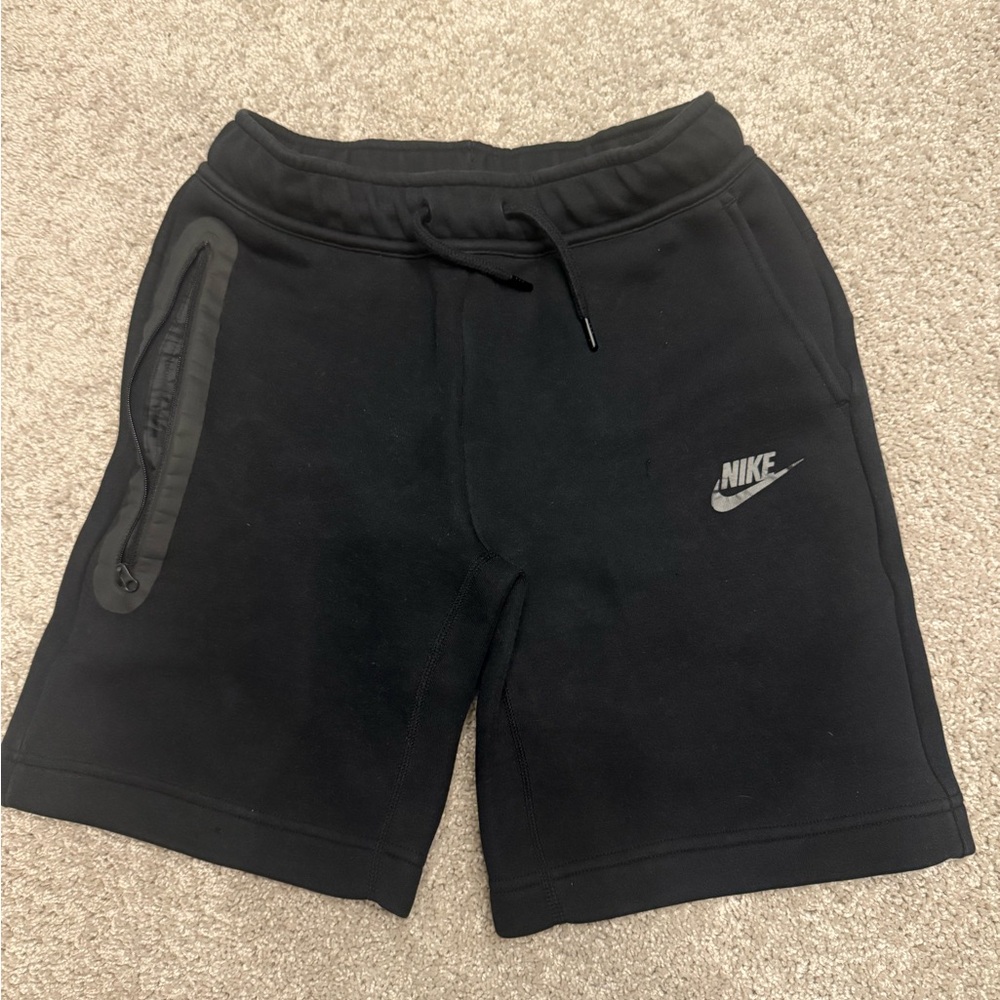 Nike Black Sports Tech Fleece Shorts